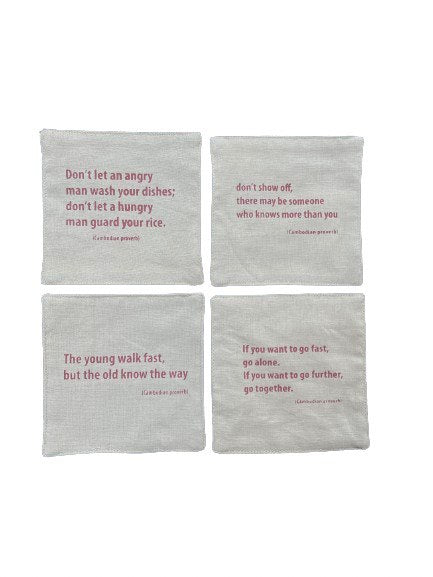Proverbs Coaster (Set of 4)