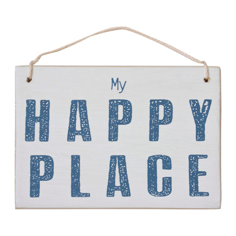 Happy Place Plaque