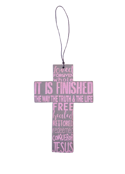 Easter Cross Plaque