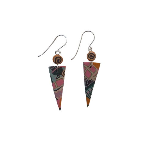 Geometric Cone Earring