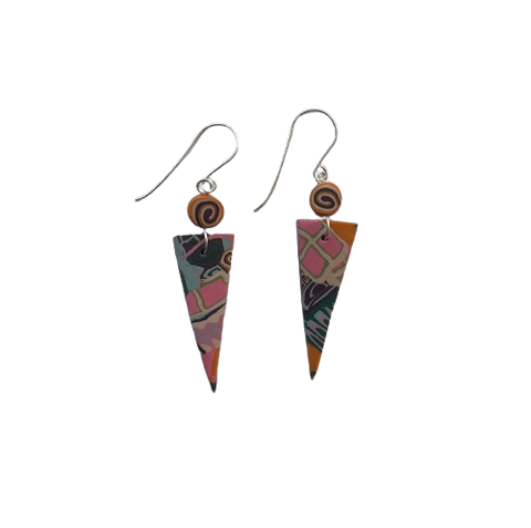 Geometric Cone Earring