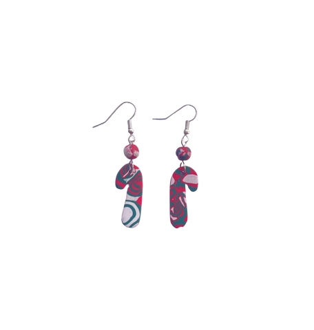 Lapland Candy Cane Earring