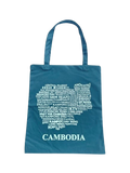 Map (Cambodia) Tote Bag