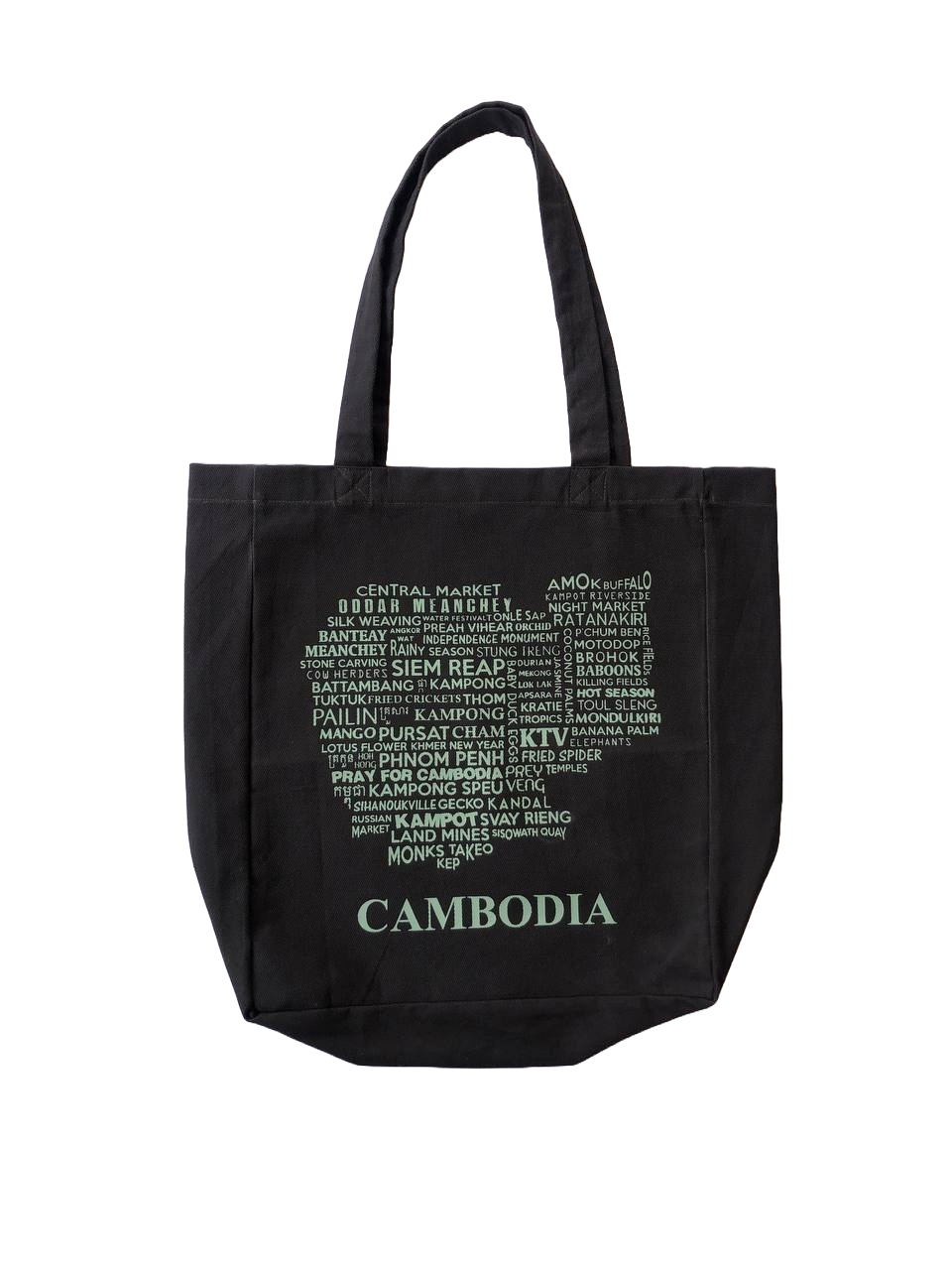 Map (Cambodia) Tote Bag