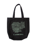 Map (Cambodia) Tote Bag