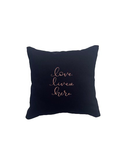 Lives Here Cushion