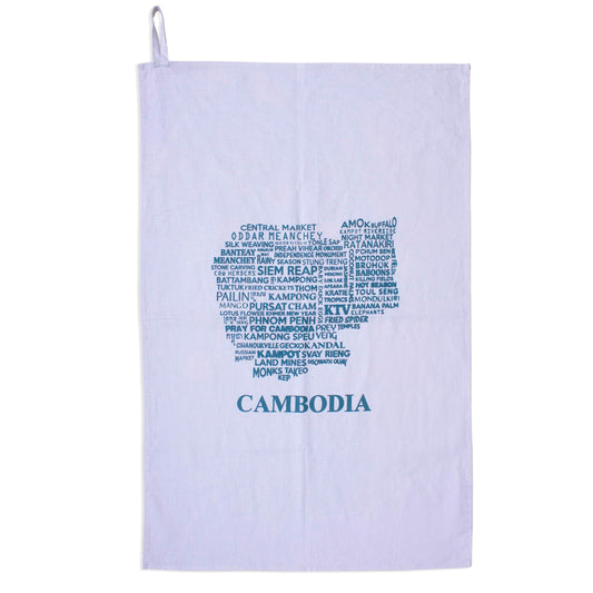 Map Tea Towel