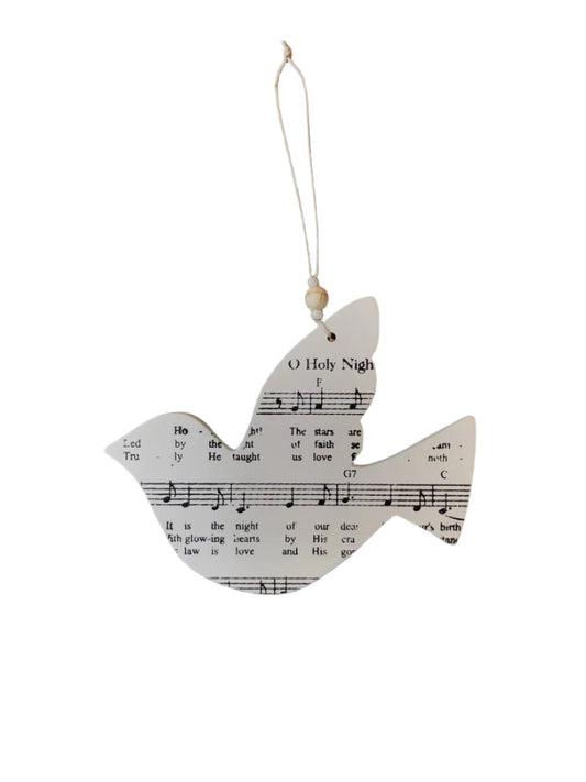 Musical Dove Christmas Ornament